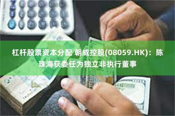 杠杆股票资本分配 朝威控股(08059.HK)：陈珠海获委任为独立非执行董事