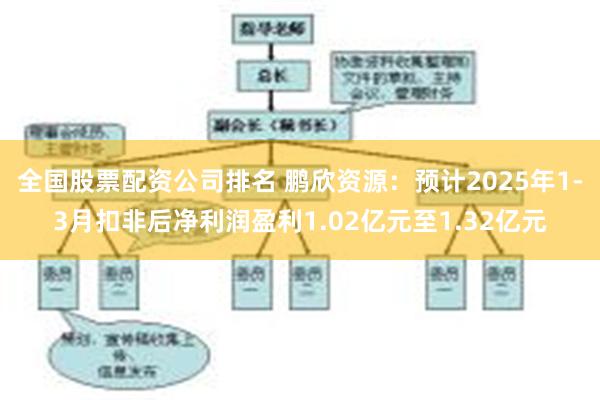 全国股票配资公司排名 鹏欣资源：预计2025年1-3月扣非后净利润盈利1.02亿元至1.32亿元