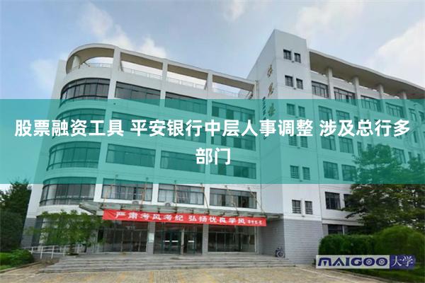 股票融资工具 平安银行中层人事调整 涉及总行多部门