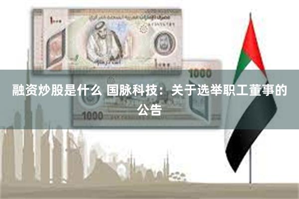 融资炒股是什么 国脉科技：关于选举职工董事的公告